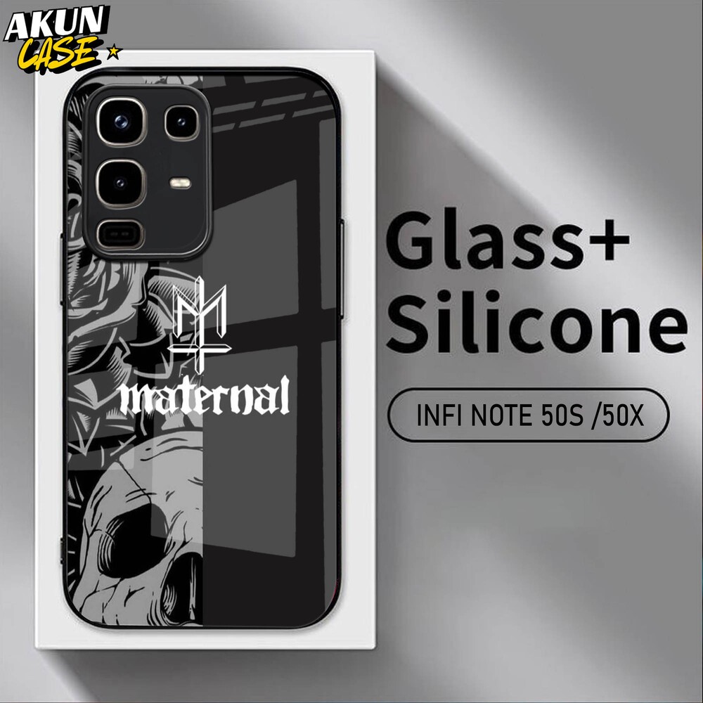 (B20) Softcase Kaca Acrilik For IINFINIX NOTE 50 50S 50X 50 PRO   - AkunCase
