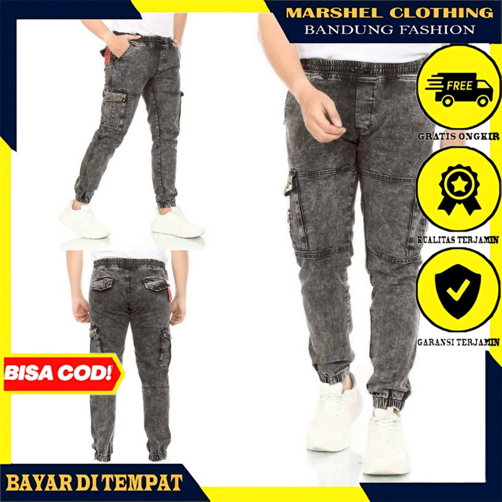 MCL - Celana Jogger Cargo Jeans Denim Casual Bikers BigSize Original Kualitas Distro