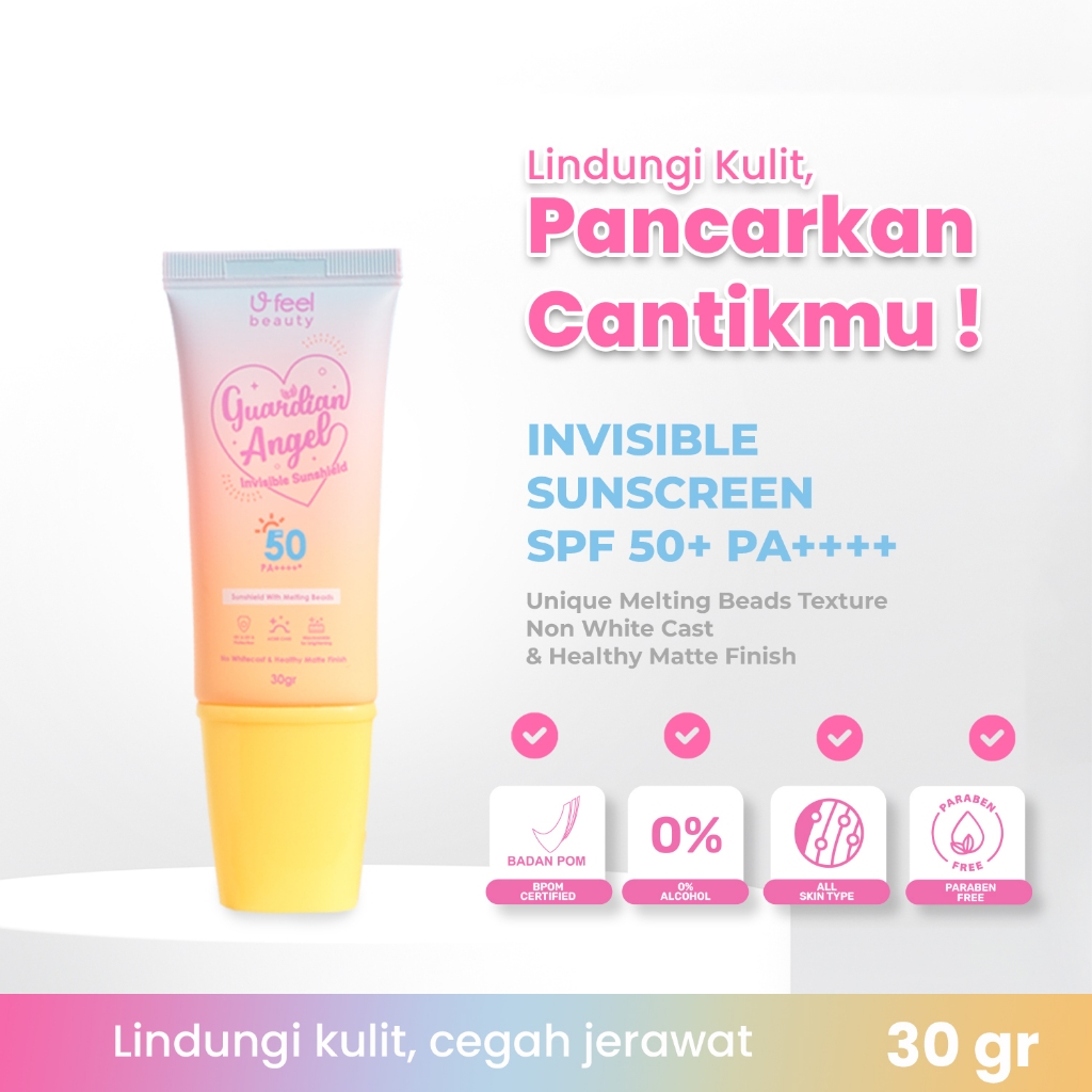 UFeel Beauty Guardian Angel Invisible Sunscreen (Tabir Surya)