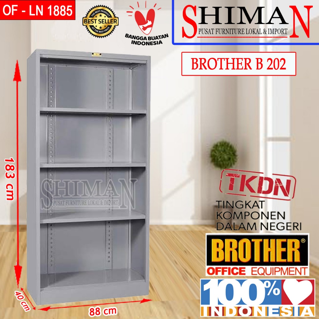 Lemari Arsip Besi B 202 BROTHER | Lemari Cabinet
