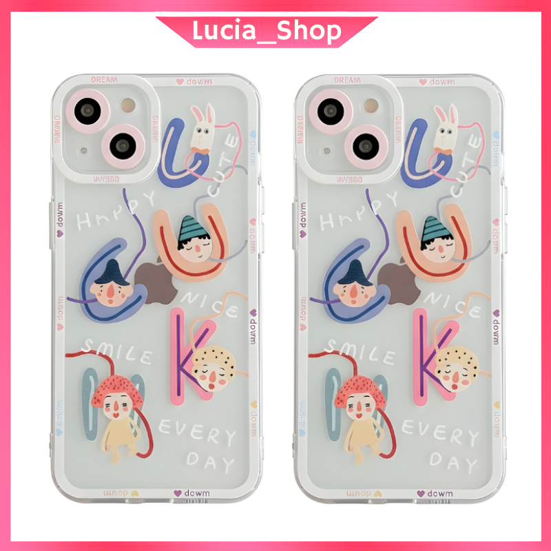 Case iPhone X XS XR 11 12 Pro Max Casing Softcase Cute Down Smile Silicon TPU Premium