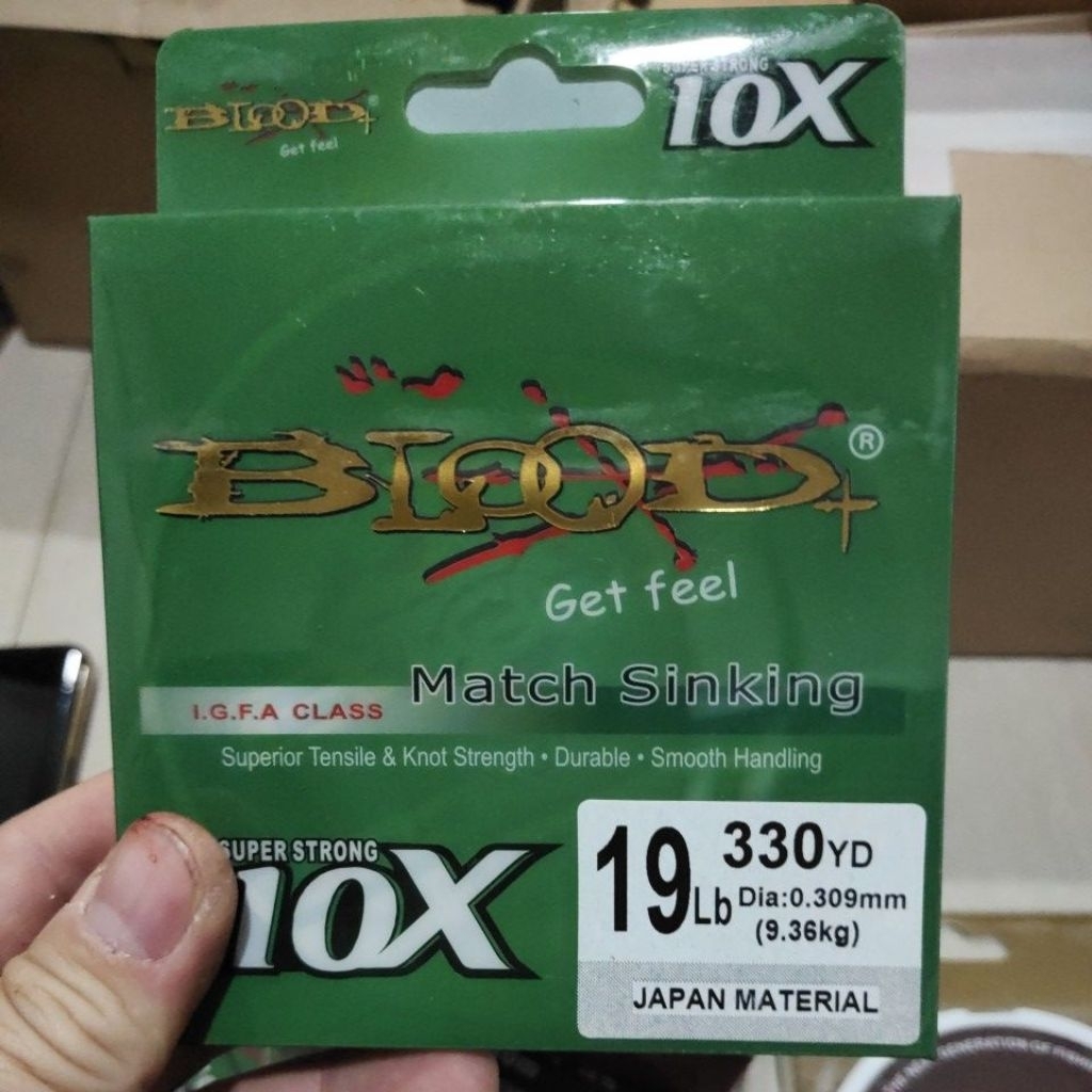 Senar pancing blood match singking 330 yard