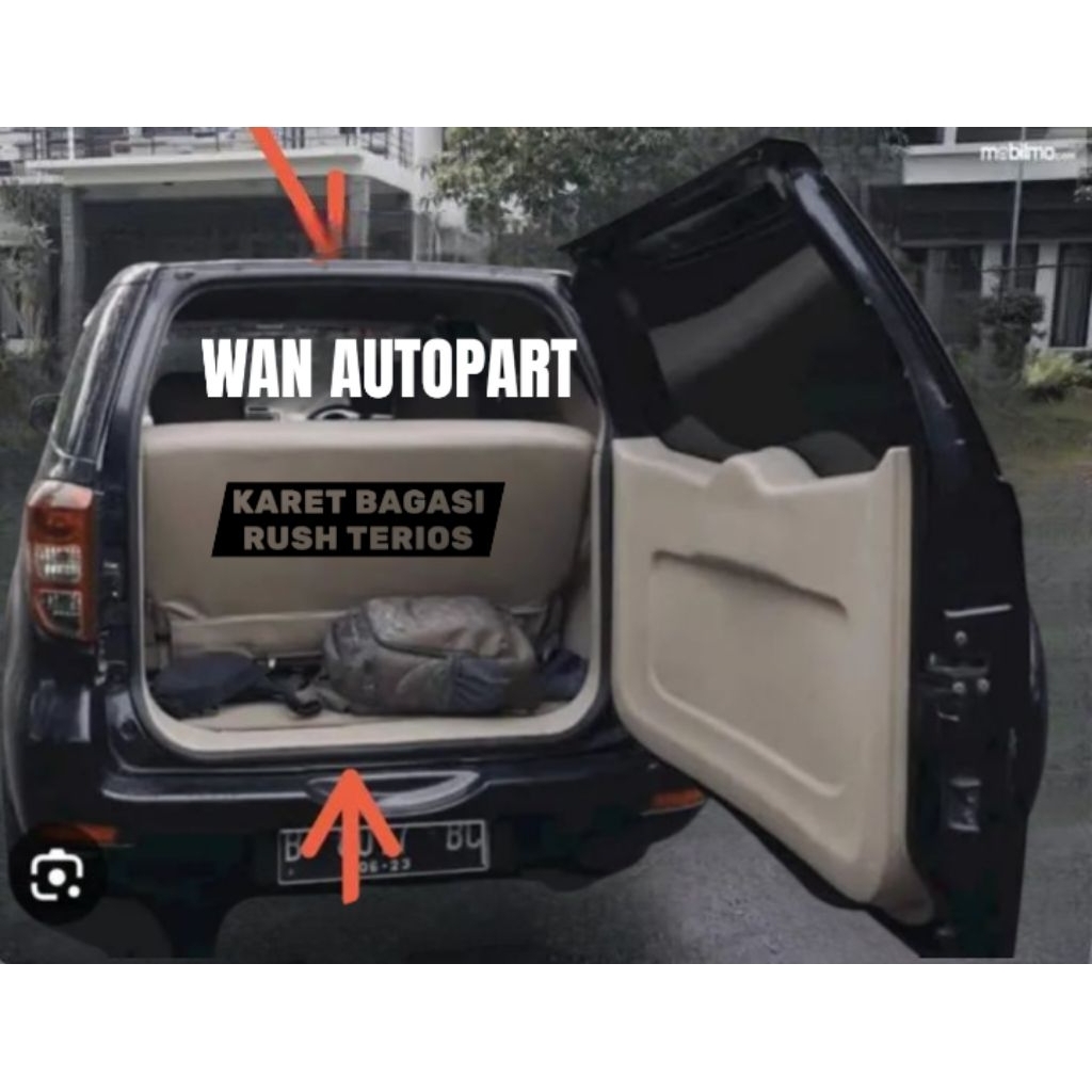 KARET PEREDAM PINTU BAGASI MOBIL RUSH TERIOS