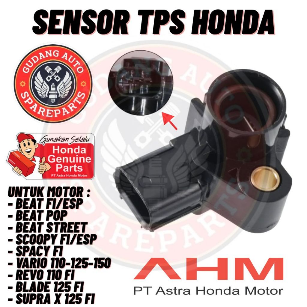 Promo Original AHM Sensor TPS Honda Beat FI Esp Beat Pop Beat Street Scoopy FI Esp Vario 110-125-150