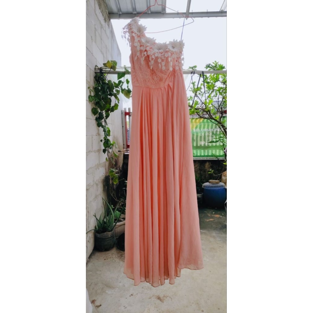 SALE Gaun/Dress Pesta Fairy Pink Salem - Prom - Party - Brithday - Penyayi