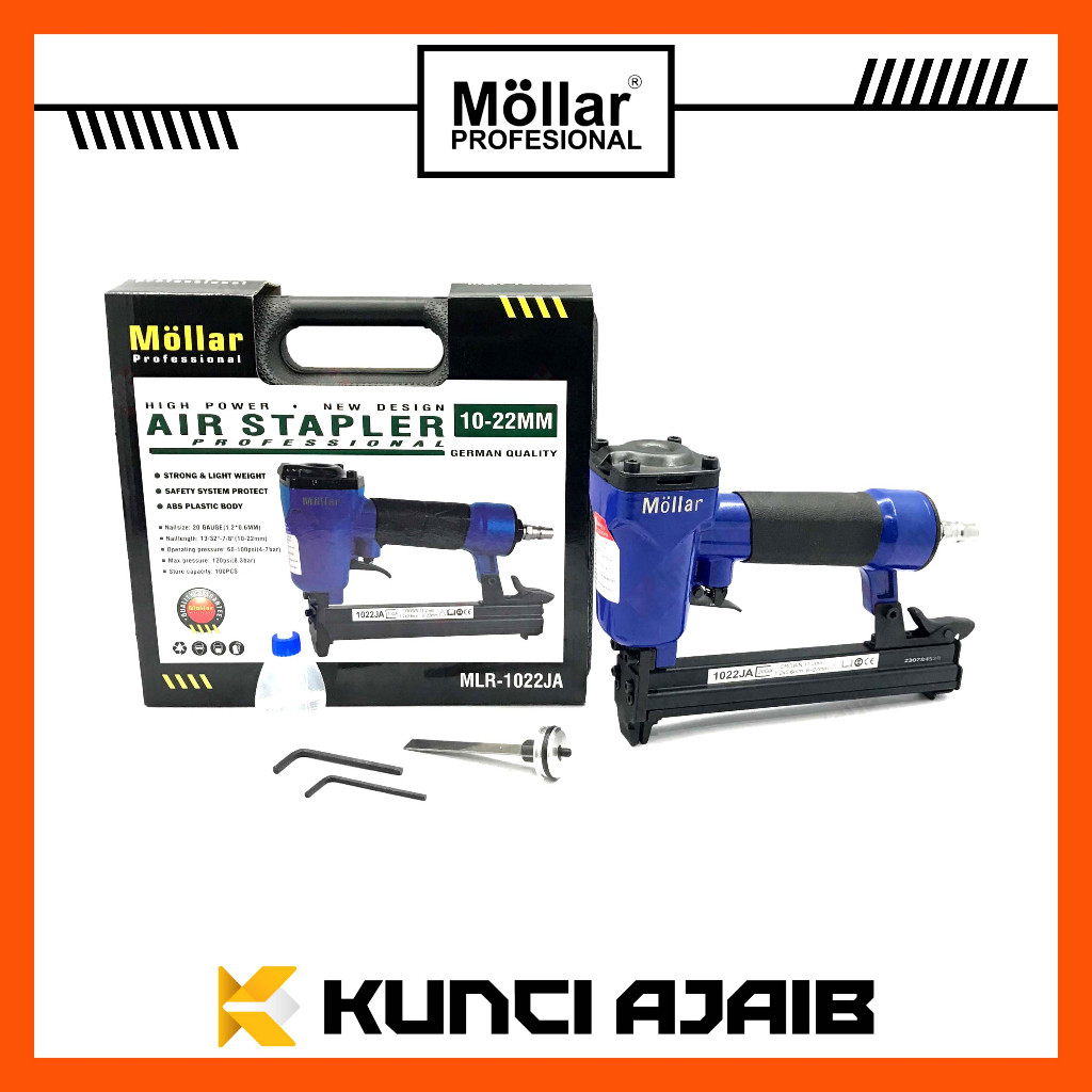 MOLLAR ANGIN 1022J Air Staples Mesin Staples Paku Tembak 1022J