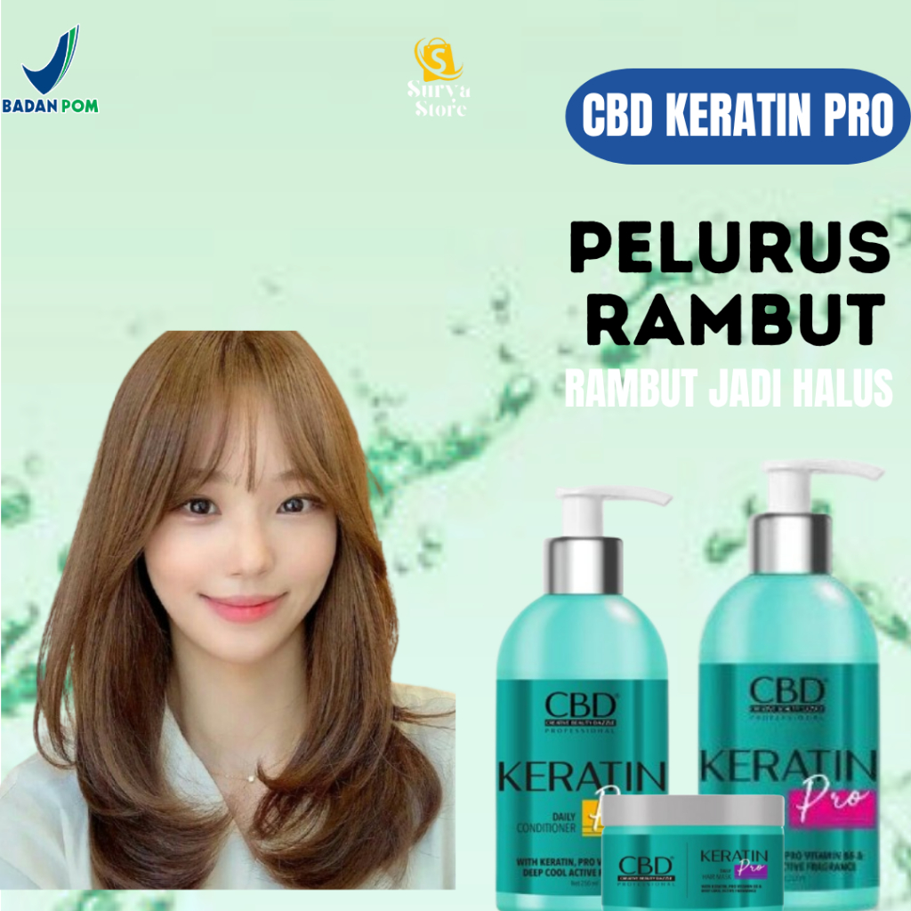 Cbd Keratin Pro Vitamin Rambut Rontok Dan Kering Shampoo Anti Ketombe Mengembang Pelurus Permanen Ta