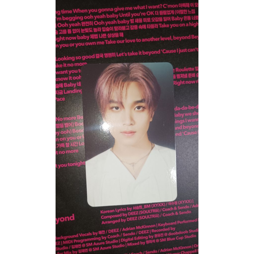 [Ready Stock] Photocard Official Haechan TC TDS 2
