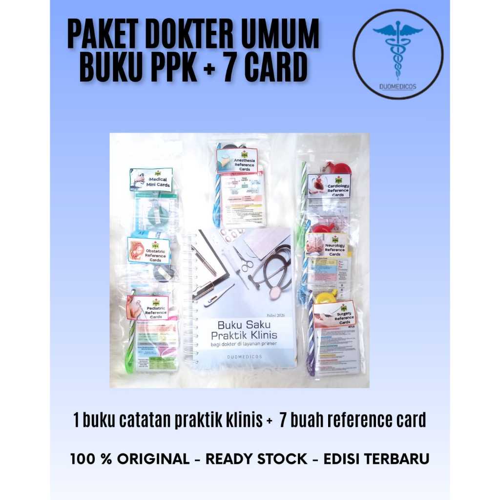 Best Seller  Paketan Buku Dokter Umum / PPK / Buku Saku Paket Dokter