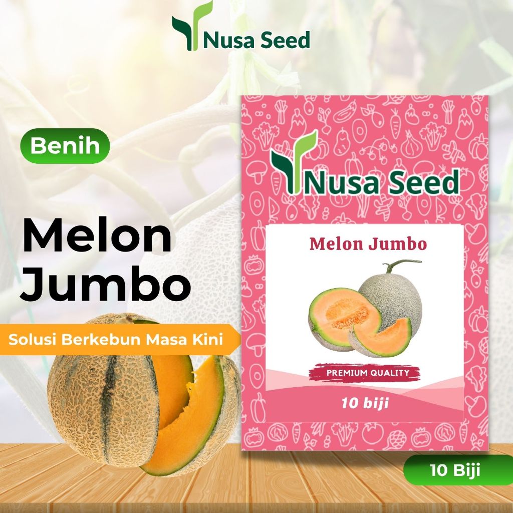 Nusa Seed – Benih Melon Jumbo F1 10 Biji Premium Besar