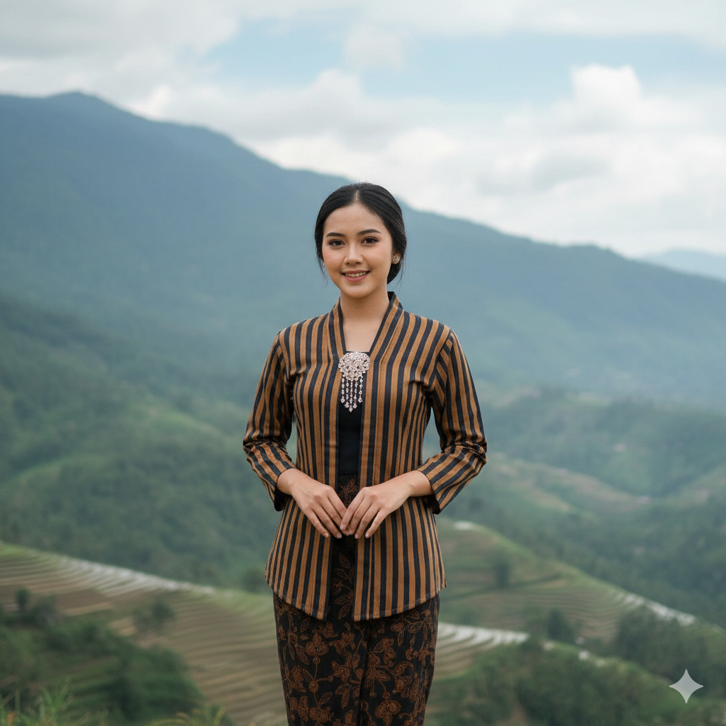 kebaya lurik / kebaya lurik kutubaru / kebaya lurik wanita / kebaya lurik dewasa