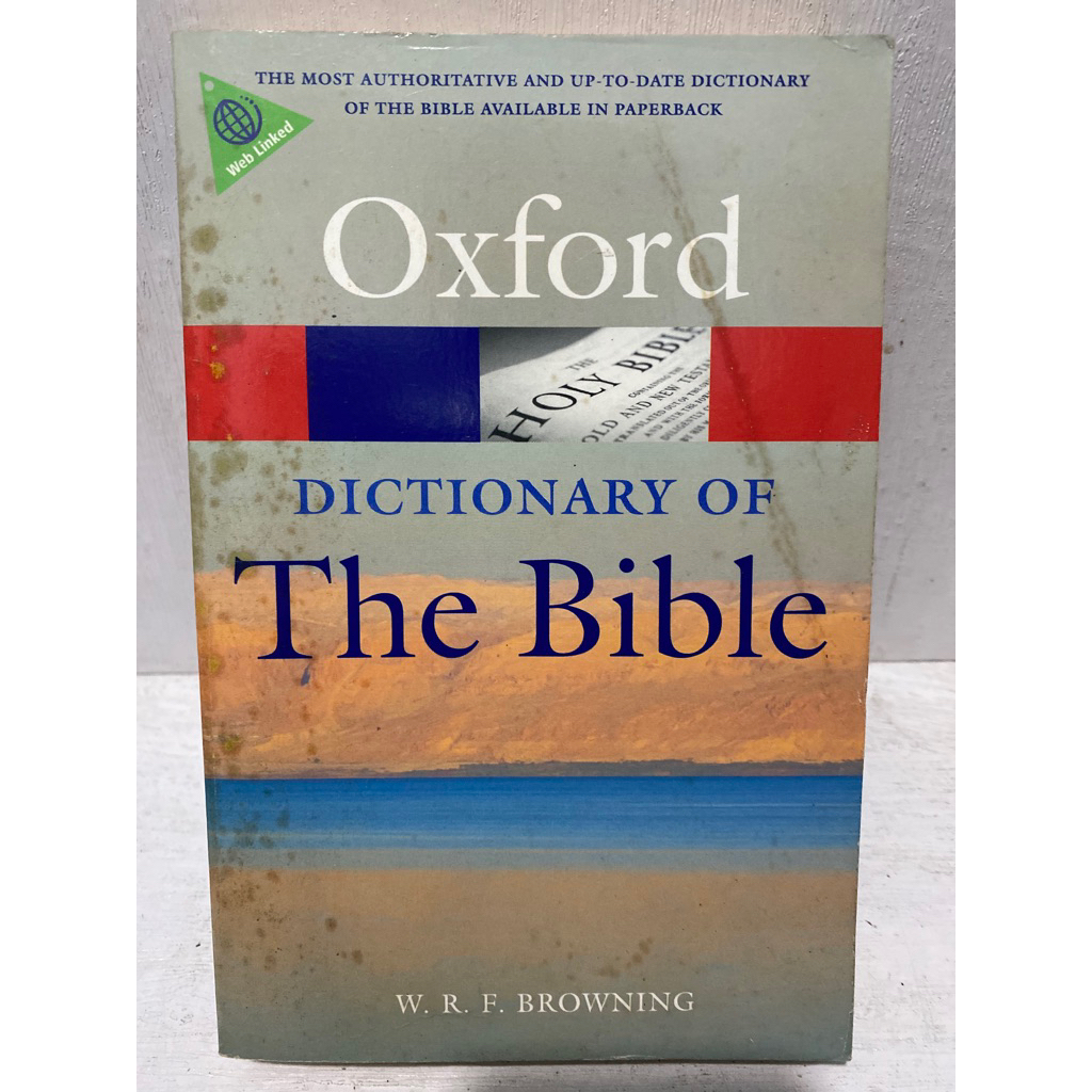 Buku Original OXFORD DICTIONARY OF THE BIBLE - W.R.F. BROWNING