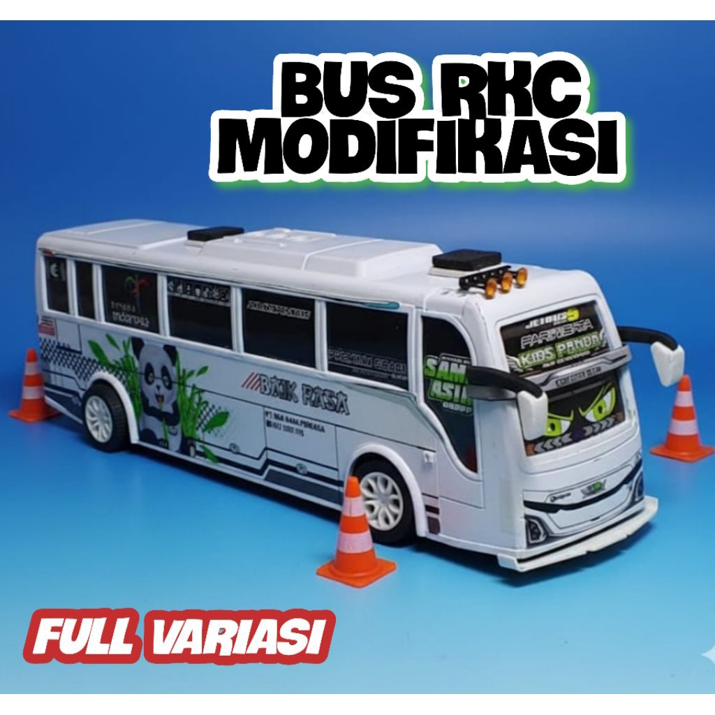 Miniatur Bus RKC Modif QQ Trans Nabila Fadel Winspektor | Bus Mainan Koleksi Skala 1:20 Full Variasi