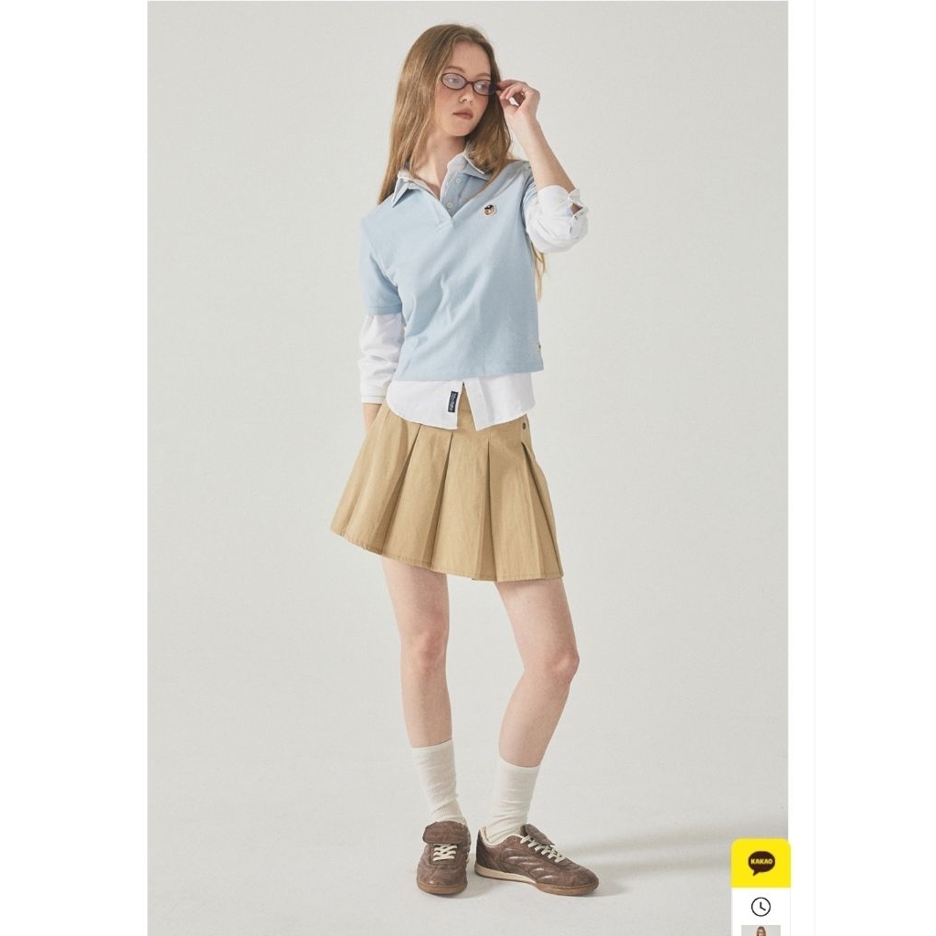 who.au Steve Crop Collar T-Shirt