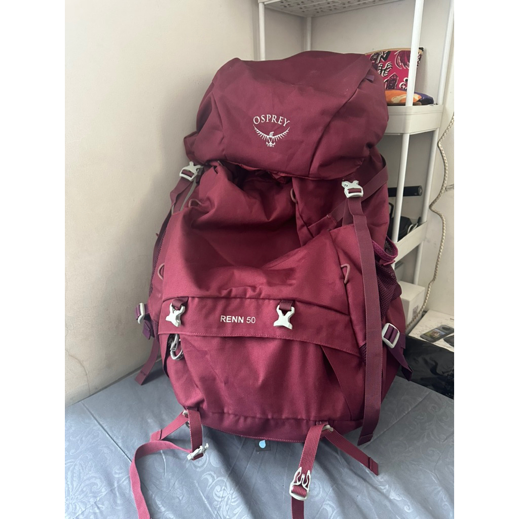 Preloved Carrier Osprey Renn 50 burgundy second