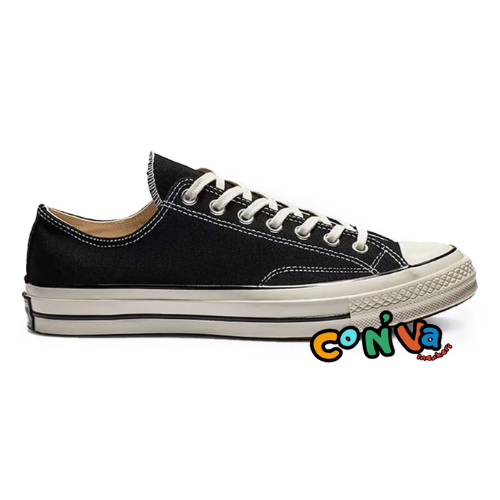 Chuck Taylor 70S All Star OX Black White Egret 162058C