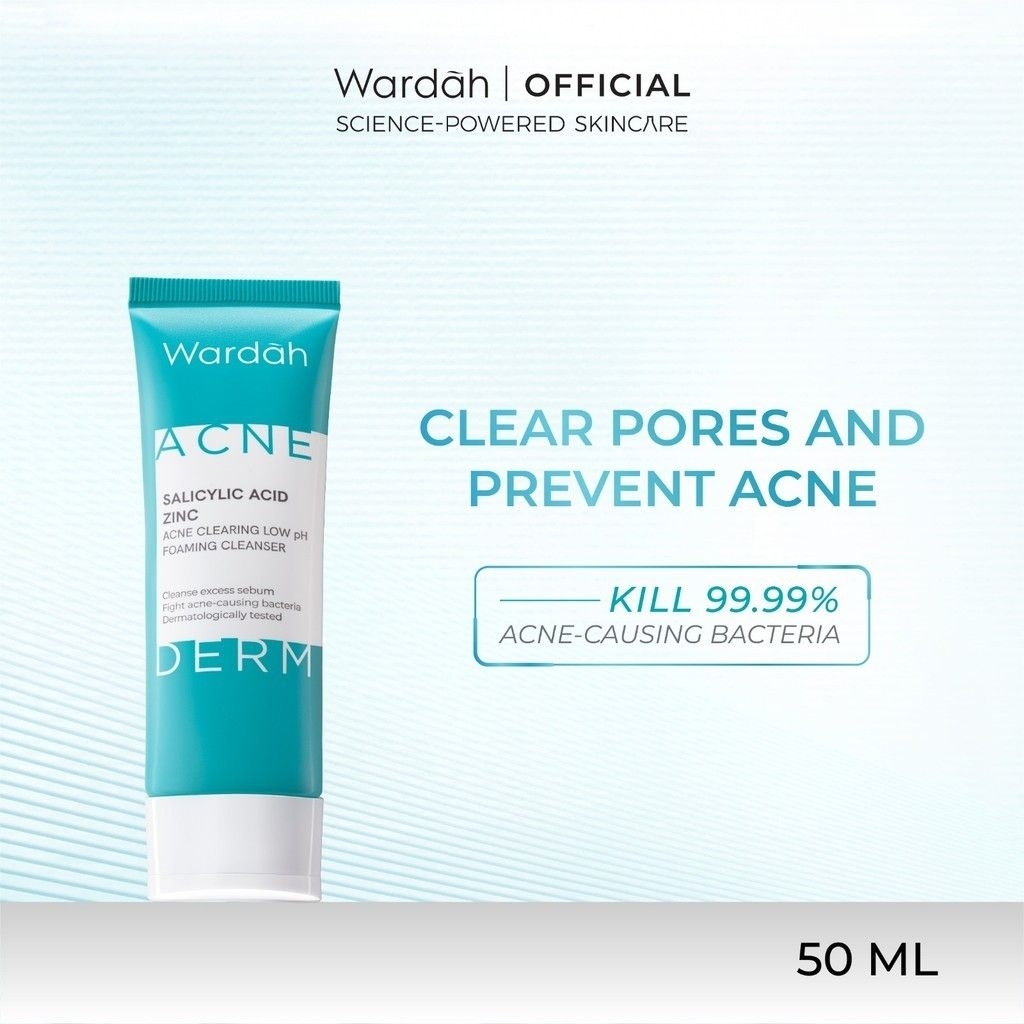 Wardah Acnederm pore Foaming cleanser