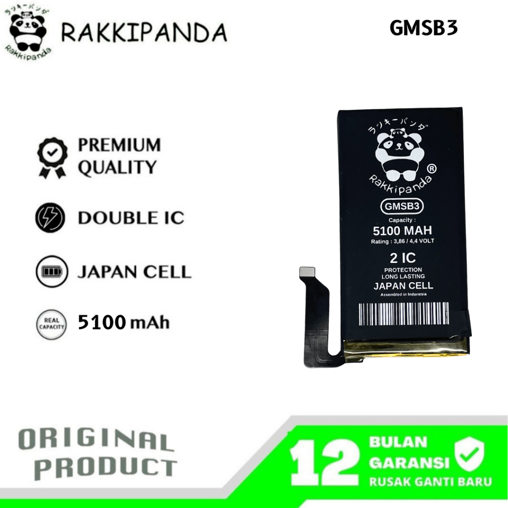 RakkiPanda - GMSB3 Pixel 6 Batre Batrai Baterai