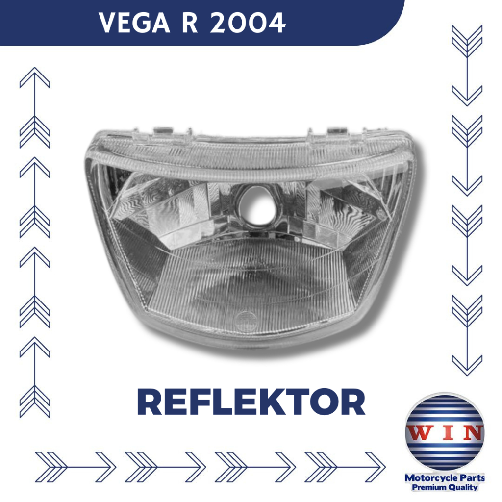 Reflektor Lampu Depan Headlamp Yamaha Vega R 2004 Merk WIN