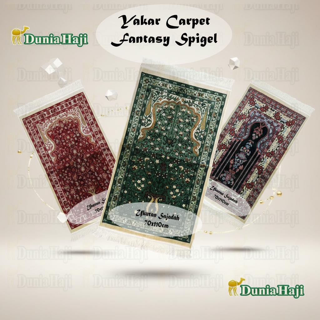 Sajadah Tebal Besar Bulu YAKAR KARPET ARBAIN YAKAR Turki Turkey Turkiye Turky Souvenir Oleh Oleh Haj