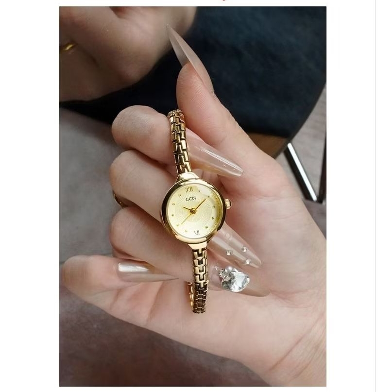 Jam Tangan Wanita GEDI 14041 Elegan | Jam Tangan Fashion Wanita Mewah Quartz