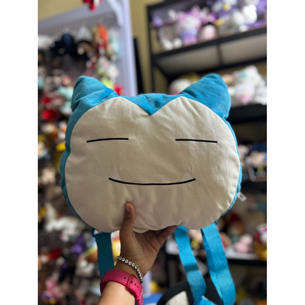 tas ransel boneka snorlax