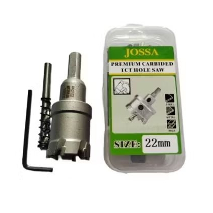 Jossa hole saw TCT 22mm premium / Jossa hole saw stainless 22mm premium