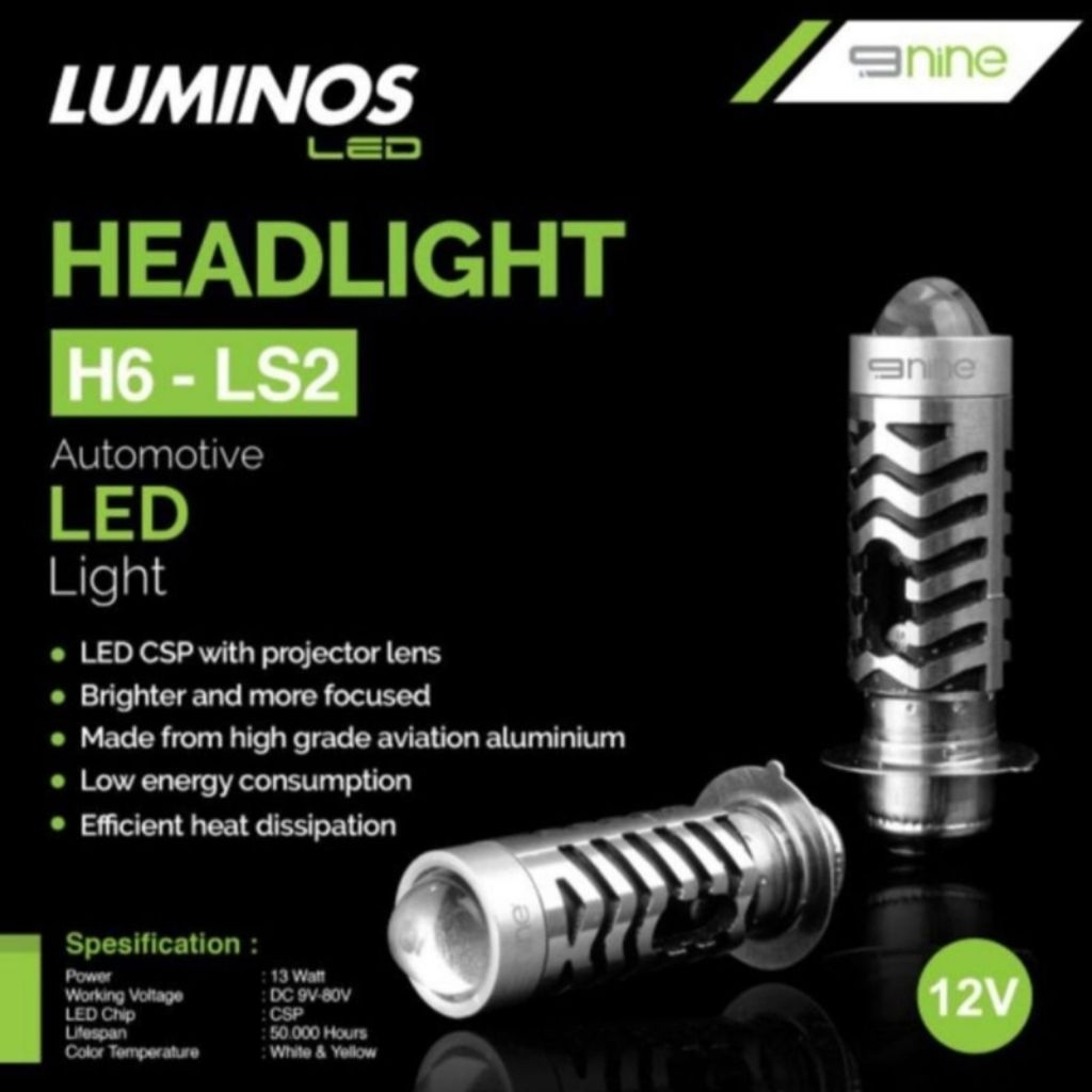 GROSIR Luminos LS2 H6 - LUMINOS / Lampu LED Motor Laser 2 Warna + Senja Original Motorcycle