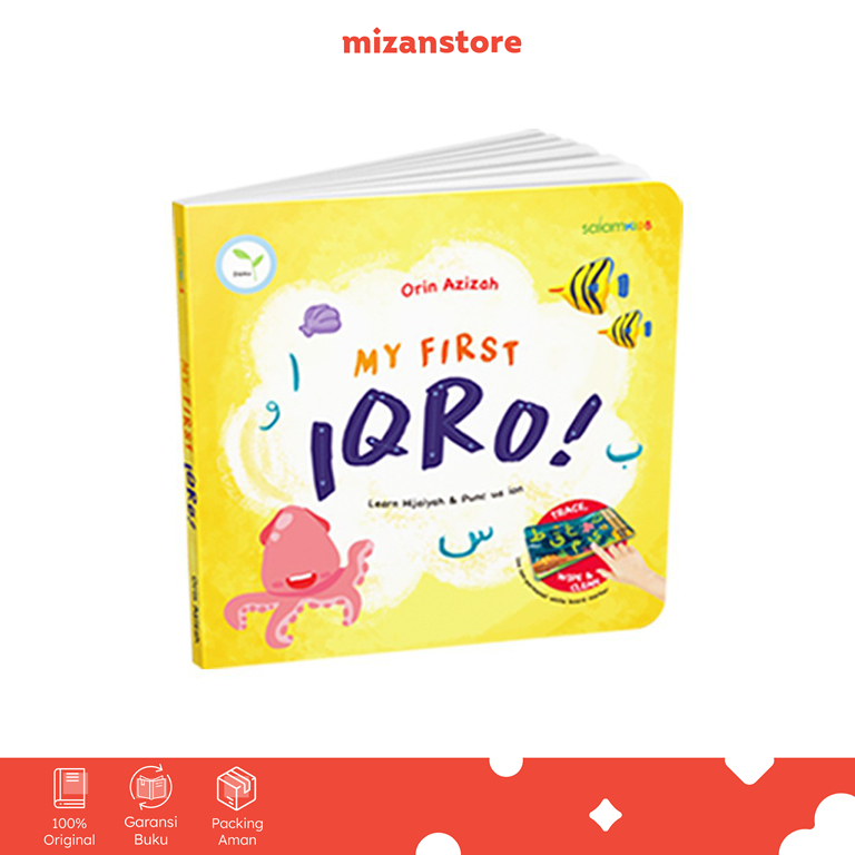 [Mizan] Buku Anak - My First Iqro (Boardbook 0-5 Tahun)