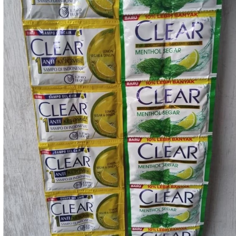 Clear sampo Renceng isi 24Pcs(2Renceng)