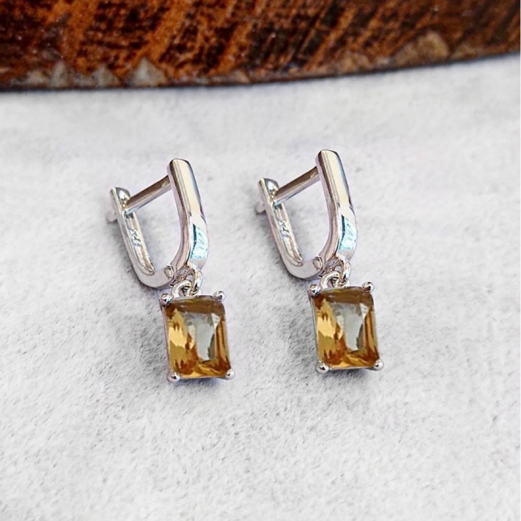 Anting Zultanit Model Klip s925 ORIGINAL TURKI