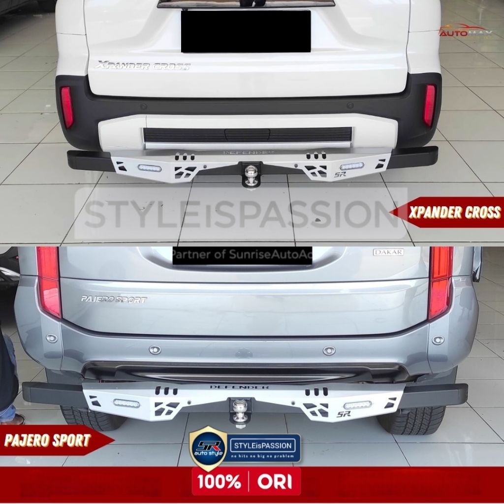 Pelindung Bumper Belakang New Mitsubishi Xpander Ultimate/New Xpander/Xpander Cross Model Defender
