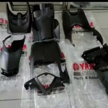 bodi body kasar kasar hitam set mio j original ygp