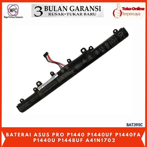 Baterai Asus Pro P1440 P1440UF P1440FA P1440U P1448UF A41N1702