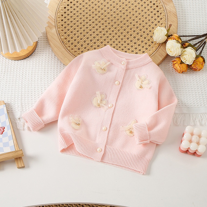 Kardigan Cardigan Anak Perempuan Impor / Sweater Outer Anak Cewek Halus Tebal  / Baju Rajut Anak Per