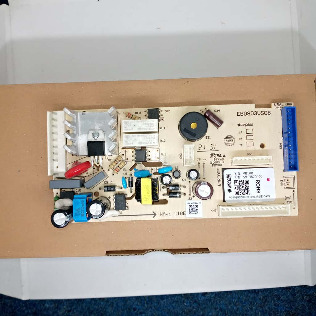 PCB Modul Kulkas Beko EB0803VS08 untuk Kulkas Beko.