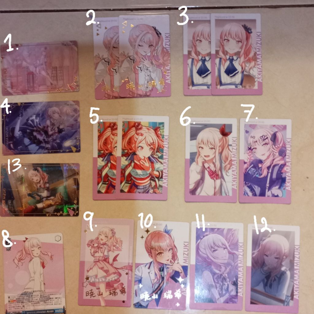 project sekai mizuki akiyama epick photocard official ready stock