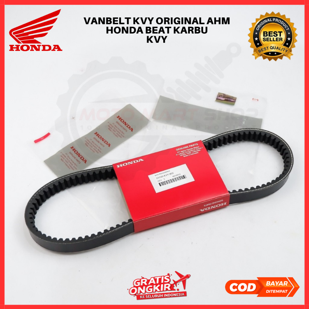 Vanbelt Honda Beat Karbu Lama Original AHM / VBelt Honda Beat Old - KVY