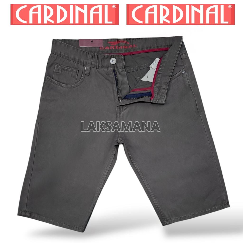 Celana Kanvas Pendek Cardinal Pria//Celana Pendek Pria//Bahan Katun Import Celana Cardinal Kanvas