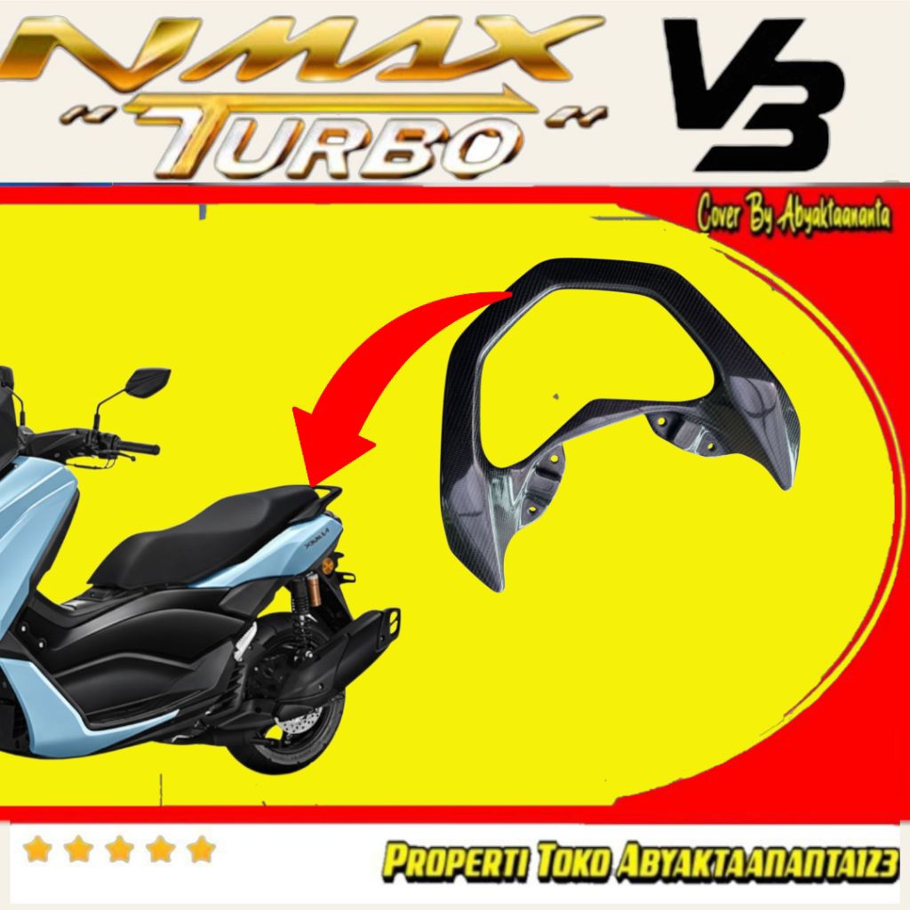 Behel Nmax Turbo Karbon Kevlar Karbon Fiber Nmax V3 behel nmax new Carbon Kevlar Carbon Fiber