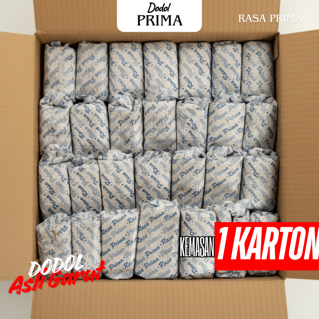 Dodol Garut Rasa Original Manis Legit 1 Karton - Rasa Prima KS Original