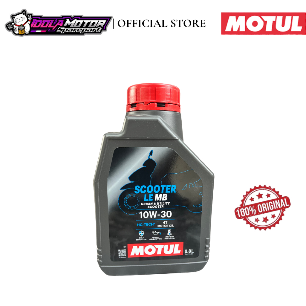 oli MOTUL 10W30 800ML ORIGINAL oli mesin MOTUL 800ml original