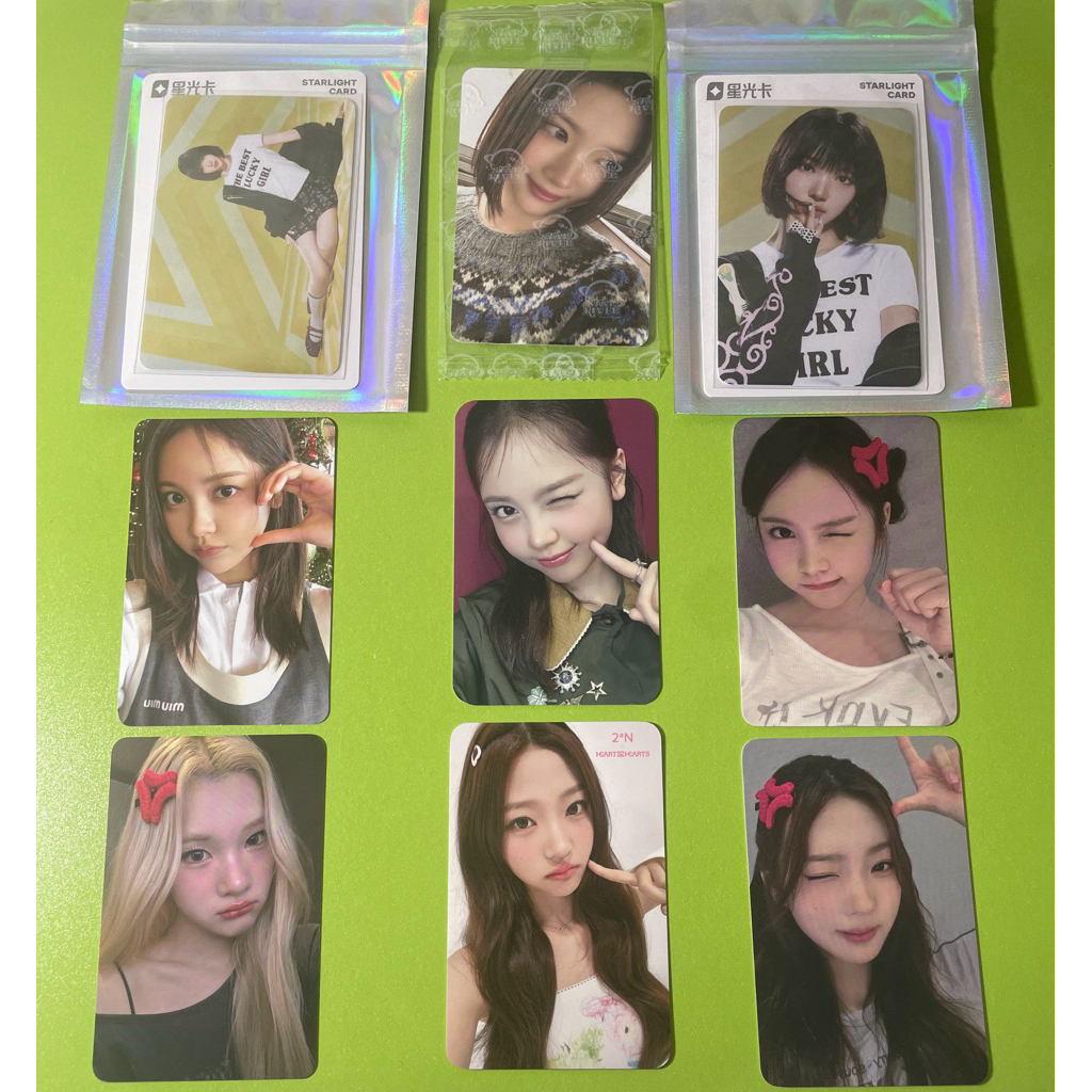 official photocard pc jiwoo carmen juun stella h2h hearts2hearts