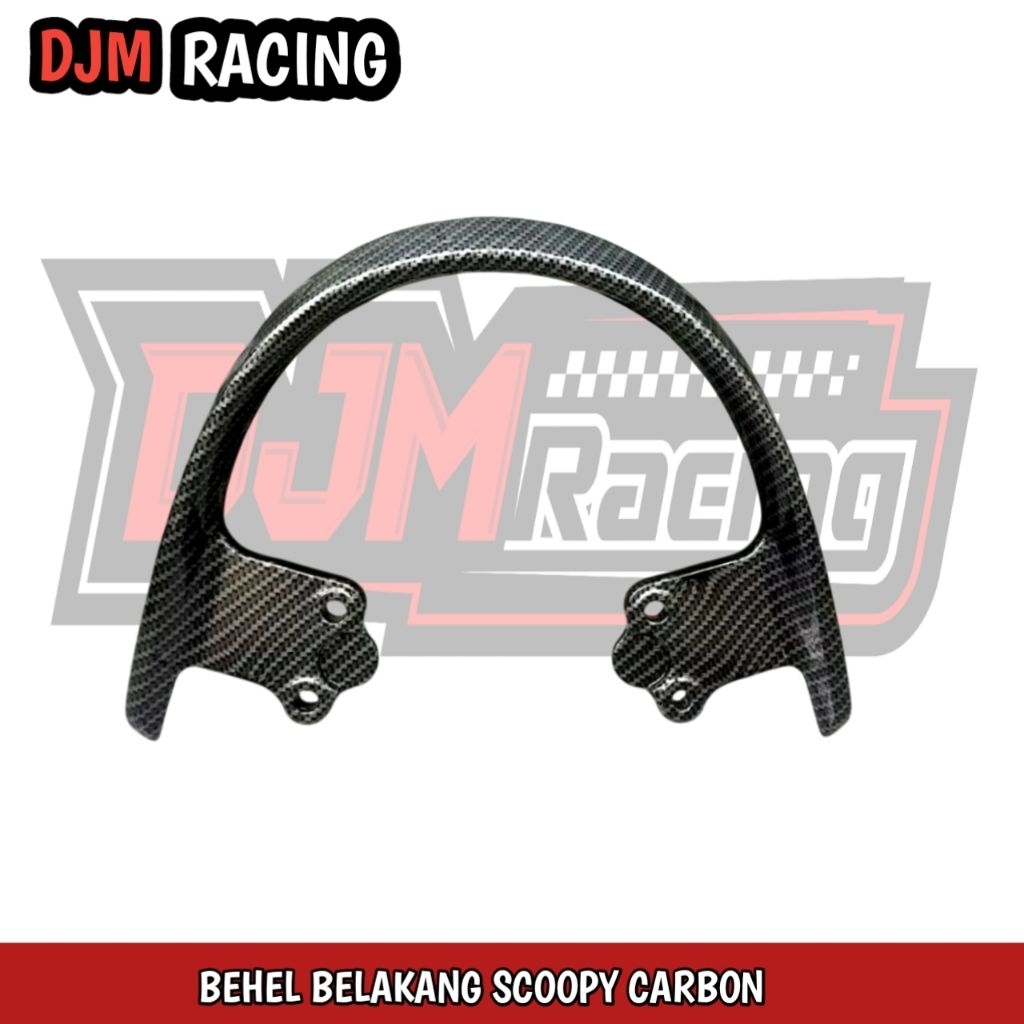 behel begel Scoopy carbon wtp Planger jok belakang Scoopy esp motif carbon wtp