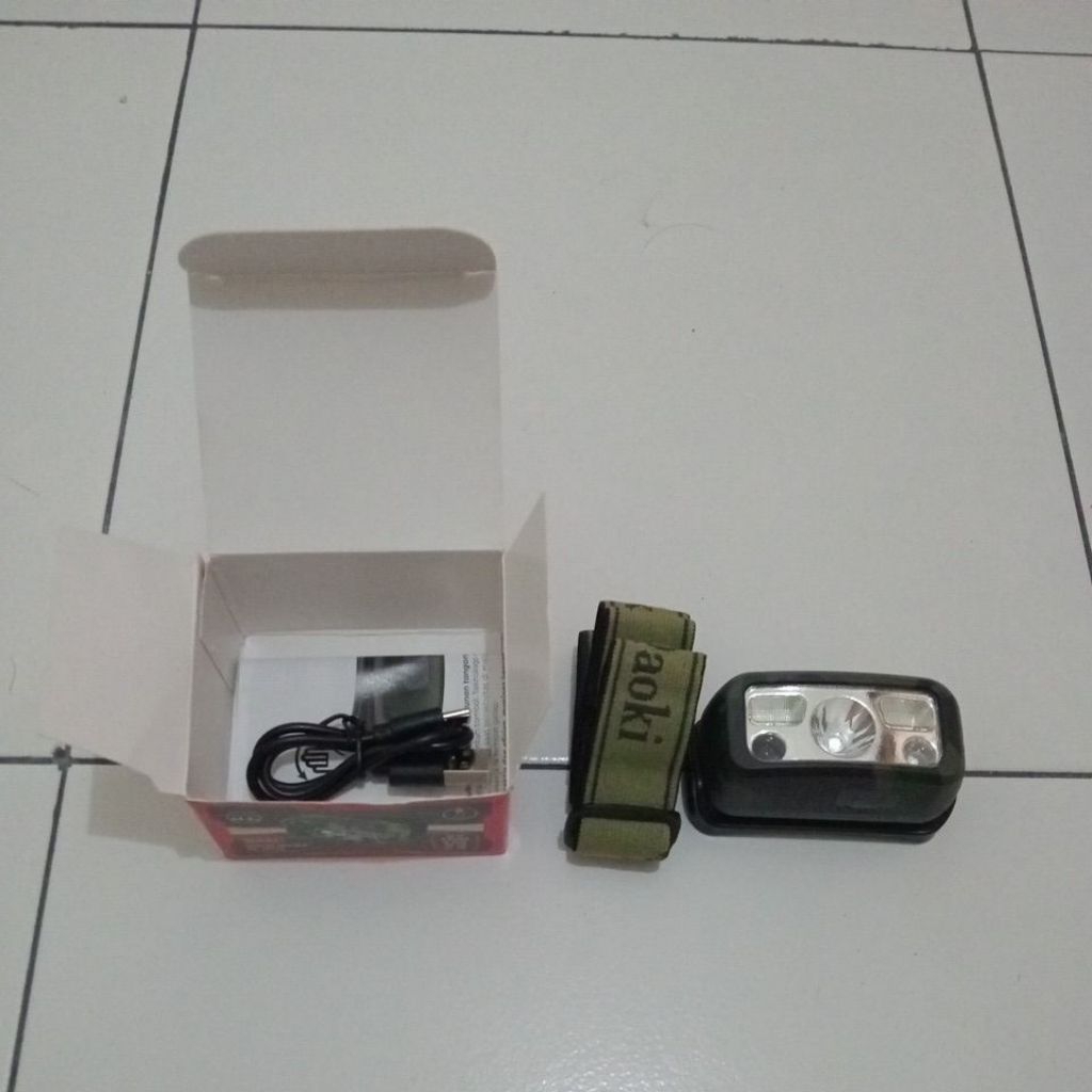 senter kepala Aoki AK 3503G, sensor on...