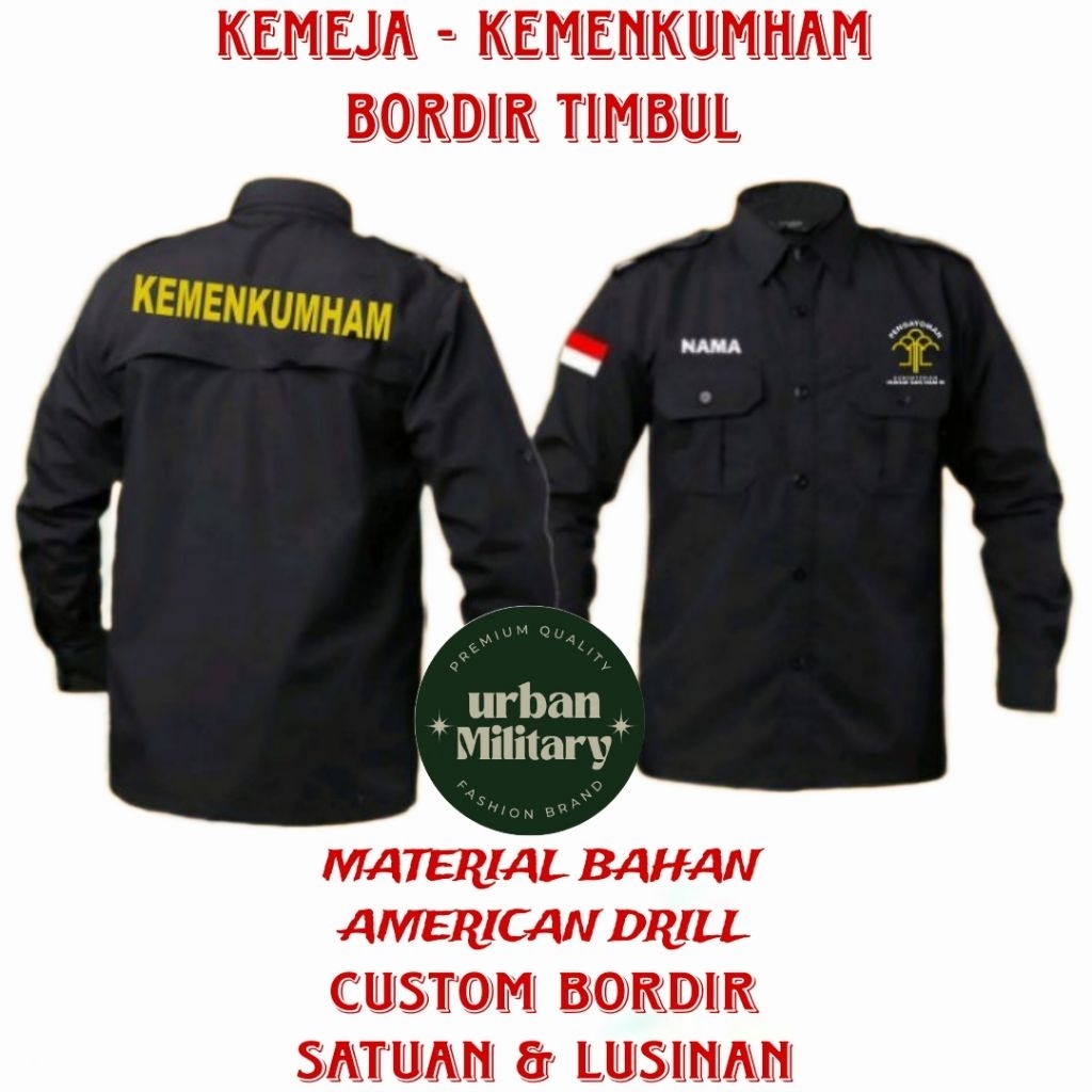 KEMEJA PDH/KEMEJA PDL KEMENKUMHAM RI