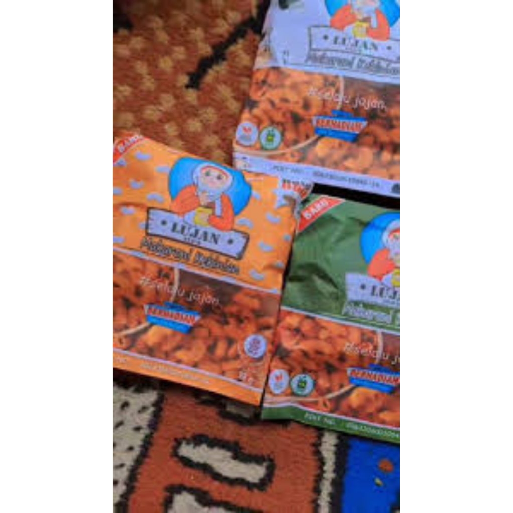 Lujan Snack Makaroni Viral Berhadiah Uang Jika Beruntung 1 Pack Isi 10 Pcs
