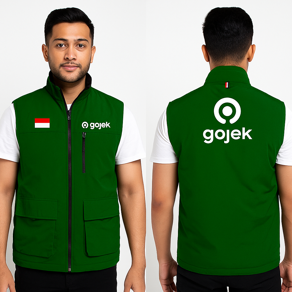 Rompi Jaket Gojek Original | Jaket Driver Gojek Original