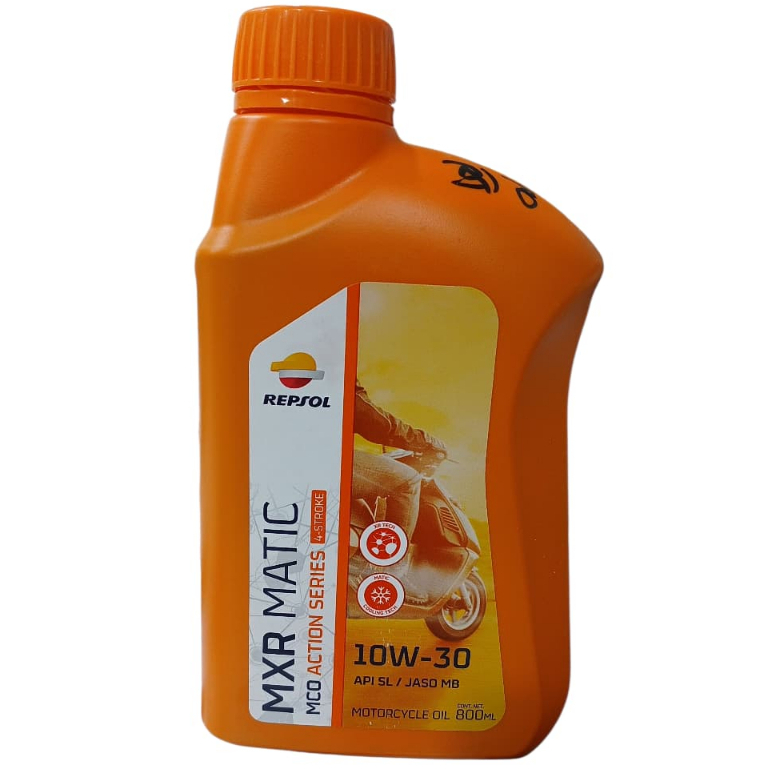 OLI MESIN REPSOL MXR MATIC10W - 30 800ML
