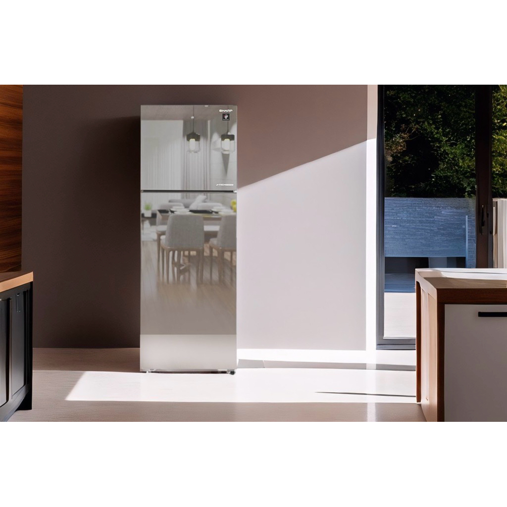 Kulkas Sharp 2 pintu terbaru inverter Kulkas sharp 2 pintu sj-456gi-ms Kulkas sharp 2 pintu jumbo